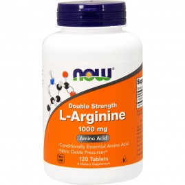 Аминокислота L‑Аргинин NOW FOODS L-ARGININE 1000 мг, 120 таблеток Аминокислота L‑Аргинин NOW FOODS L-ARGININE 1000 мг, 120 таблеток
