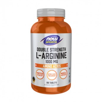 Аминокислота L‑Аргинин NOW FOODS L-ARGININE 1000 мг, 180 таблеток