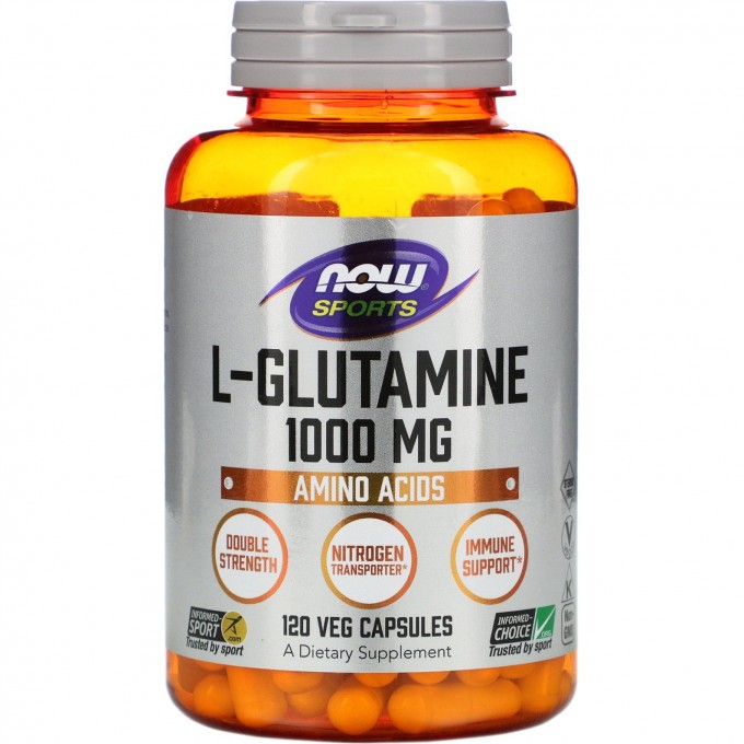 Аминокислота NOW FOODS L-GLUTAMINE, 1000 мг, 120 капсул NS*0094 Аминокислота NOW FOODS L-GLUTAMINE, 1000 мг, 120 капсул NS*0094