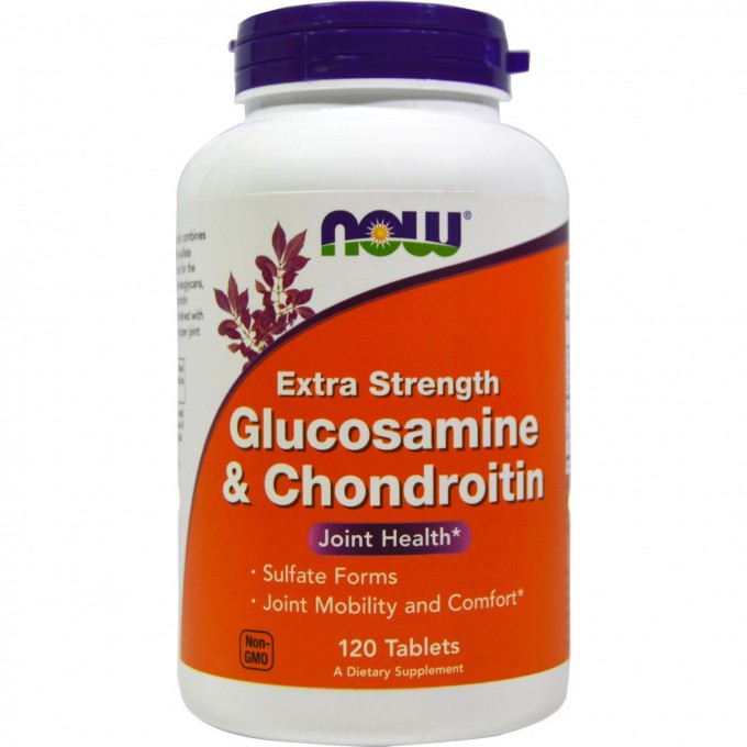 Глюкозамин и Хондроитин Экстра, NOW Glucosamine & Chondroitin Extra - 120 таблеток NS3243 Глюкозамин и Хондроитин Экстра, NOW Glucosamine & Chondroitin Extra - 120 таблеток NS3243
