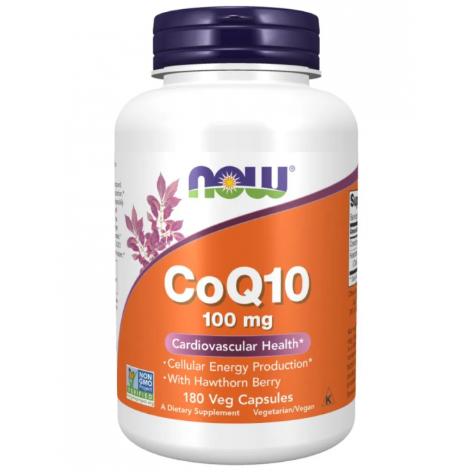 Коэнзим NOW FOODS COQ10 100mg 180 VCAPS NS33444