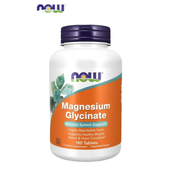 Магний глицинат NOW FOODS MAGNESIUM GLYCINATE 180 TABS