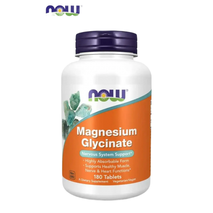 Магний глицинат NOW FOODS MAGNESIUM GLYCINATE 180 TABS NS31762