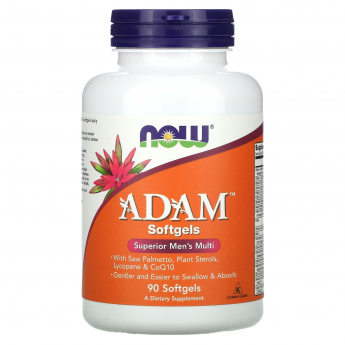 Мультивитамины для мужчин NOW FOODS ADAM MALE MULTI 90 капсул