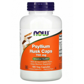 Псиллиум NOW FOODS PSYLLIUM HUSK 700mg + PECTIN 180 VCAPS