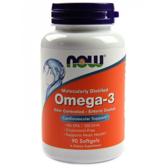 Ультра Омега-3 NOW FOODS OMEGA-3 ENTERIC 90 SGELS Ультра Омега-3 NOW FOODS OMEGA-3 ENTERIC 90 SGELS